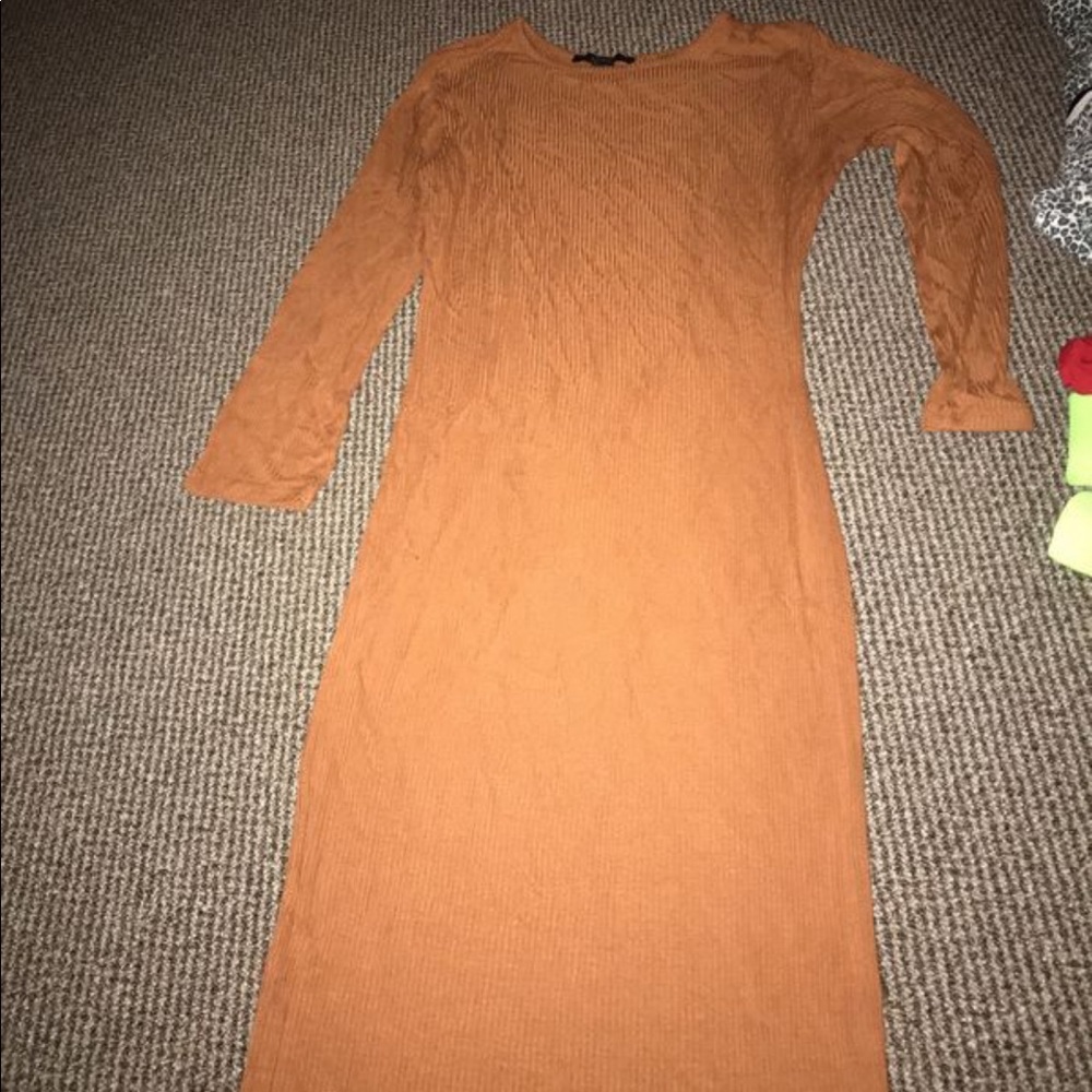 Long Sleeve Fitted Dress